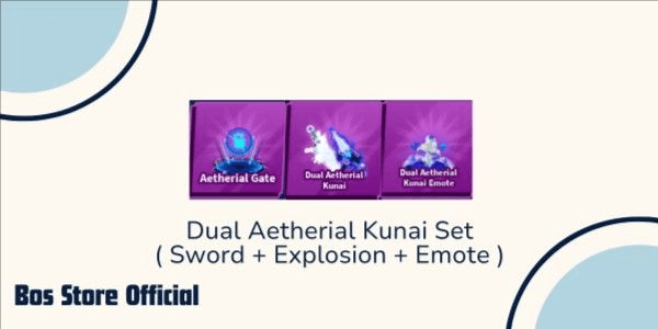Gambar Product Dual Aetherial Kunai set