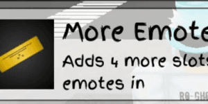 More Emote Slots