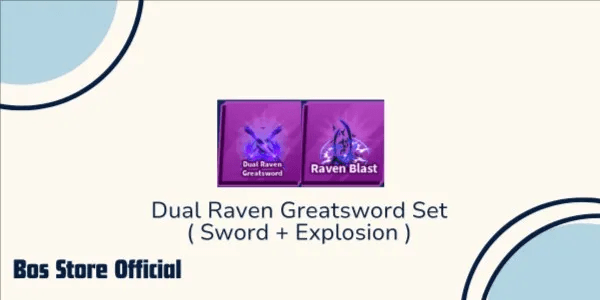 Dual Raven Greatsword set