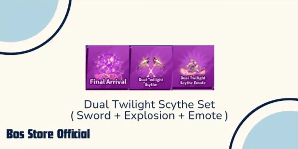 Dual Twilight Scythes set