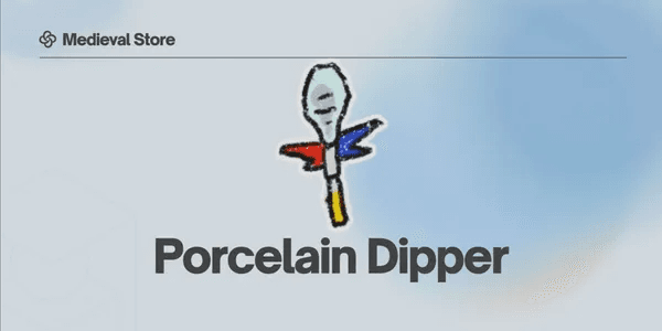 Porcelain Dipper