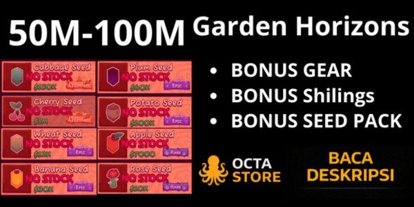 Gambar Product Akun Starter Garden Horizons + BONUS