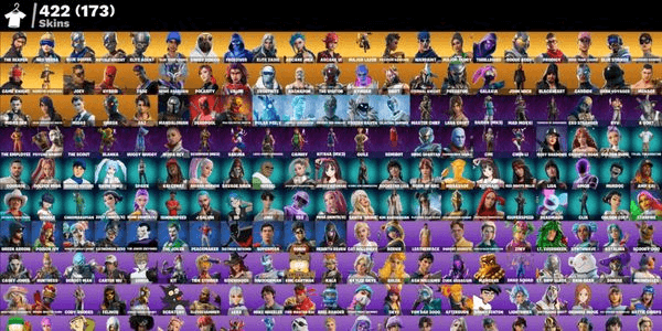 Gambar Product [PC/PSN] 422 skins | OG STW | The Reaper | Master Chief | Neo Versa | Blue Squire | Royale Knight | Elite Agent | Blue Team Leader | Shady Doggo