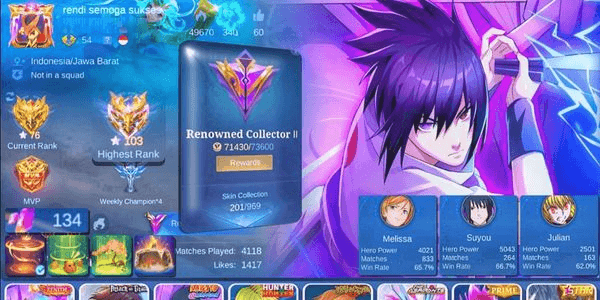 Gambar Product AKUN ML BAGUS MURAH MERIAH !! | PROMO !!