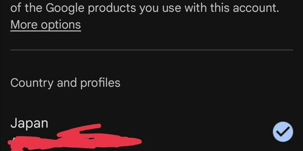 Gambar Product ACCOUNT GOOGLE PLAY JAPAN