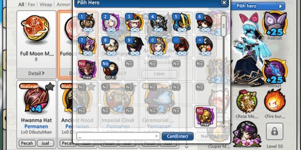 Gambar Product Akunn Lost Saga Orign Valofe Muraah Meriahh Herper Ramai