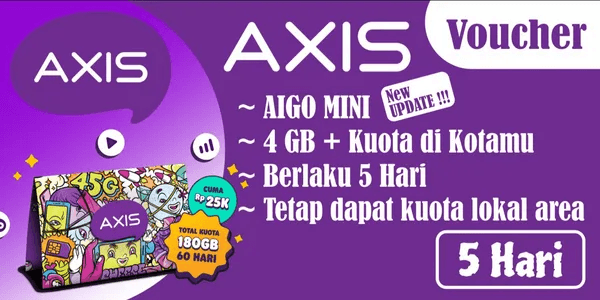Axis 1GB 5 hari