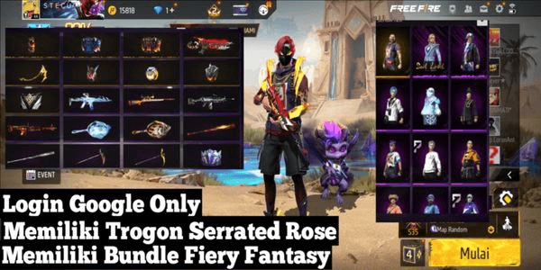 Gambar Product CHEAP AND SAFE NEWBIE FREE FIRE ACCOUNT 100%