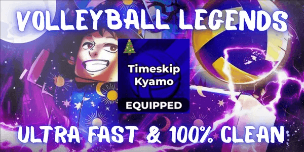 Akun Secret Timeskip Kyamo 0.01% (Limited Style) - Volleyball Legends