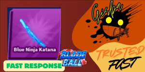 Blue Ninja Katana