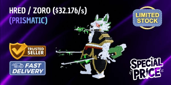Gambar Product HRED / ZORO ($32.176/s) | BUILD A ZOO