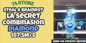 THE SECRET COMBINATION DIAMOND - STEAL A BRAINROT - SECRET 100M+/SECOND