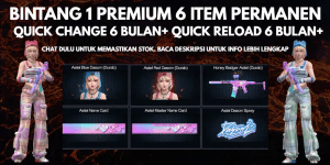 1 STAR PERMANENT SULTAN, MINIMUM 6 PERMANENT, QC 170 DAYS+, QR 170 DAYS+ (CHAT FIRST BEFORE CHECKOUT, CODE LV2)