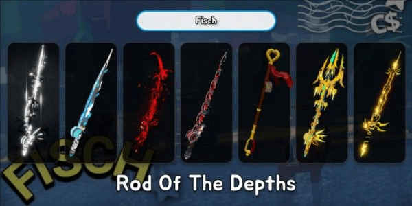 Gambar Product Akun Rod Of The Depths | Fisch