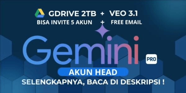 Gambar Product Gemini pro (Private 3 Months)
