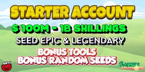 Gambar Product Account STARTER GARDEN HORIZONS + BONUS++