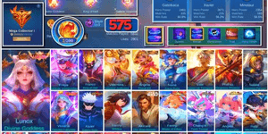 #3667 | 575 Skins | 3 Legenden | 6 Sammler | Zenith Vexana | JJK Gojo | AOT Mikasa | StarWars Alucard