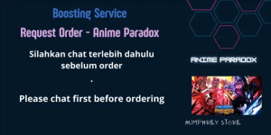 Joki Request / Service Boosting Request - Anime Paradox
