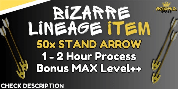 Gambar Product Joki Bizarre Lineage - 50x Stand Arrow