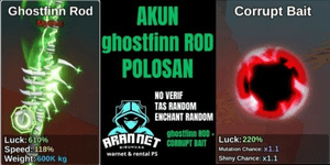 GHOSTFINN ROD + CORRUPT BAIT POLOSAN