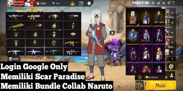 Gambar Product AKUN FREE FIRE NEWBIE MURAH DAN AMAN 100%