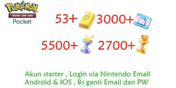 Gambar Product Akun Pokemon TCG Pocket TCGP-2
