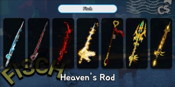 Gambar Product Akun Heaven’s Rod | Fisch