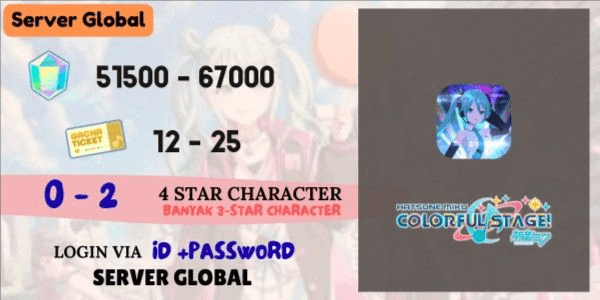 Gambar Product Akun Reroll SIAP GACHA Starter [Global] - 2