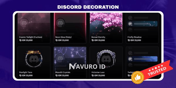 Gambar Product Discord Decoration | 33,000 / 4.99