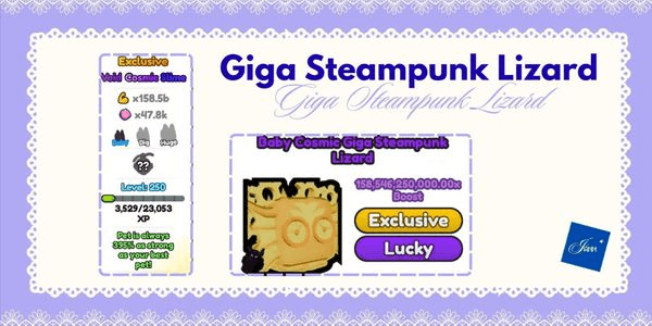 Gambar Product Giga Steampunk Lizard (Lucky 7)