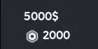 Forsaken - 5000 Points【2000R】