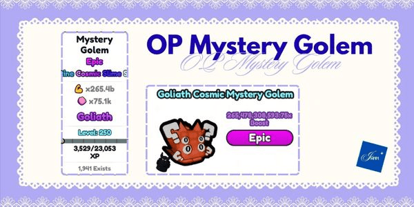 Gambar Product OP Mystery Golem