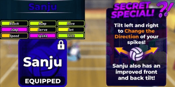 Gambar Product Sanju (Secret Style) | DATA POLOS +13 | NO SCRIPT | Volleyball Legends