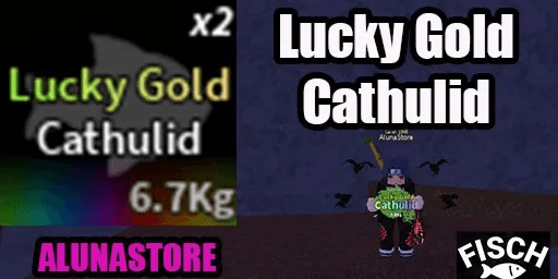 Lucky Gold Cathulid - Material Shamrock Leviathan Hunt - Fisch