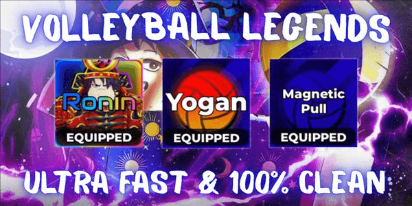 Gambar Product Akun 2 Secret & 1 Ultra Style (Ronin, Yogan, Magnetic Pull) - Volleyball Legends