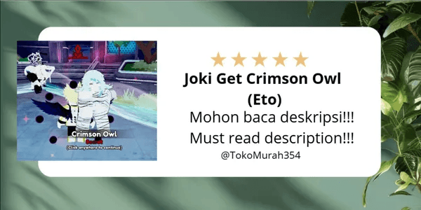 Joki get Crimson Owl (Eto)