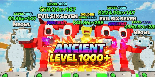 Gambar Product Random Ancient Brainrot | LVL 1000+ | SWING OBBY for brainrots