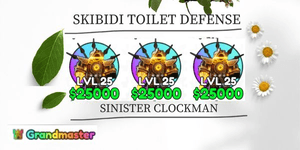 Sinister Clockman-Grandmaster -Skibidi tower defense (COSMIC)