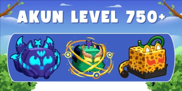 Gambar Product Blox Fruit Account Level 750+ Many Good Bonuses