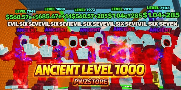 Gambar Product Ancient Evil Six Seven | Max Level | SWING OBBY for brainrots