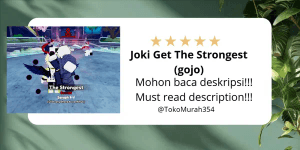 Joki get The Strongest (gojo)