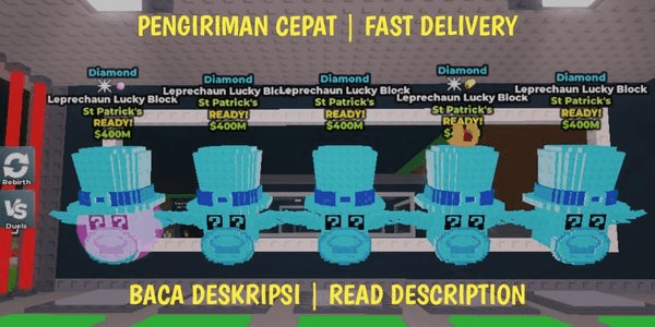 Gambar Product Diamond Leprechaun Lucky Block