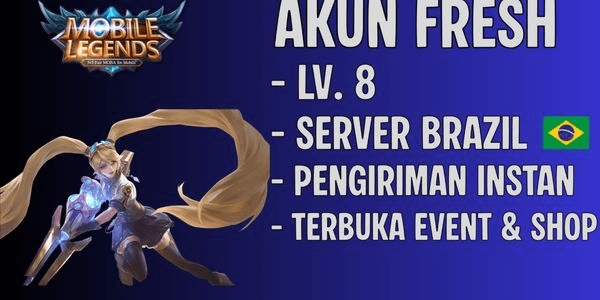 Gambar Product Akun ML Level 8 | Server Brazil | Siap Ranked