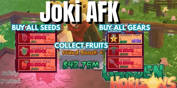 JOKI AFK 12 HOURS - Garden Horizons