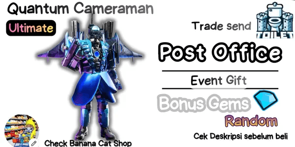 Quantum Cameraman | Bonus Gems | Banana Cat Shop