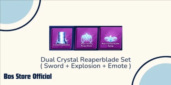 Dual Crystal Reaperblade set