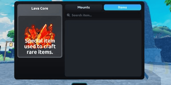 Gambar Product Mount RNG | 100 Lava Core (Materials)