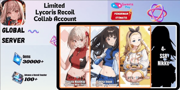 Gambar Product [GLOBAL] Goddess Of Victory: Nikke Limited Lycoris Recoil Collab Account
