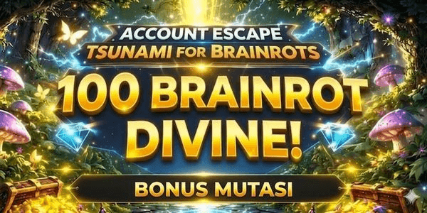 Gambar Product Akun OverPowered I Escape Tsunami For Brainrots