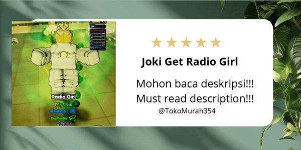 Gambar Product Joki Get Radio Girl